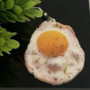 Egg Earring, Funny Food Earring, Gift Idea, Food Jewelry, Silly Earring, Egg